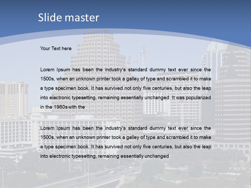 Blue Sky Dream Purchase PowerPoint Template