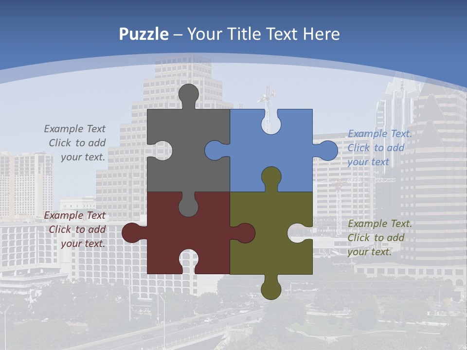 Blue Sky Dream Purchase PowerPoint Template