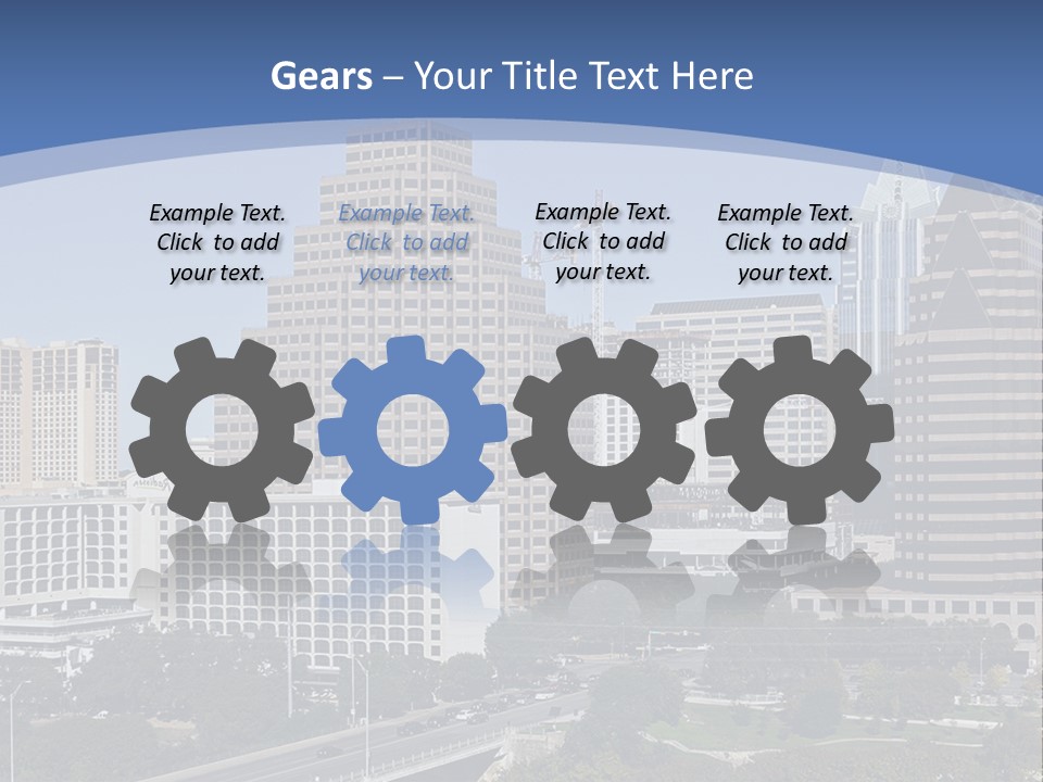 Blue Sky Dream Purchase PowerPoint Template
