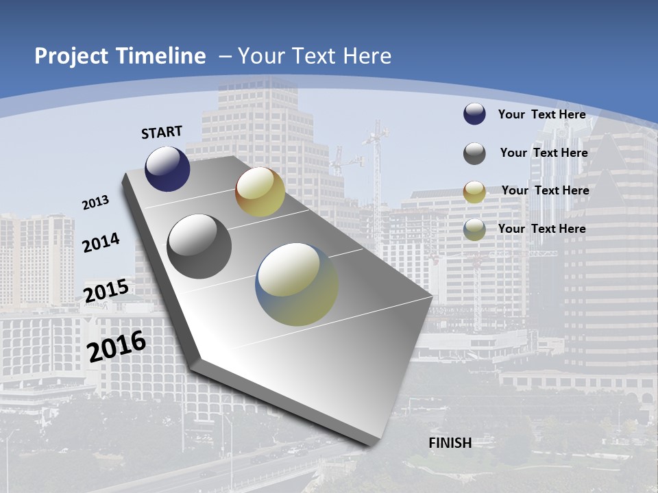 Blue Sky Dream Purchase PowerPoint Template