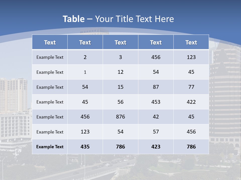 Blue Sky Dream Purchase PowerPoint Template
