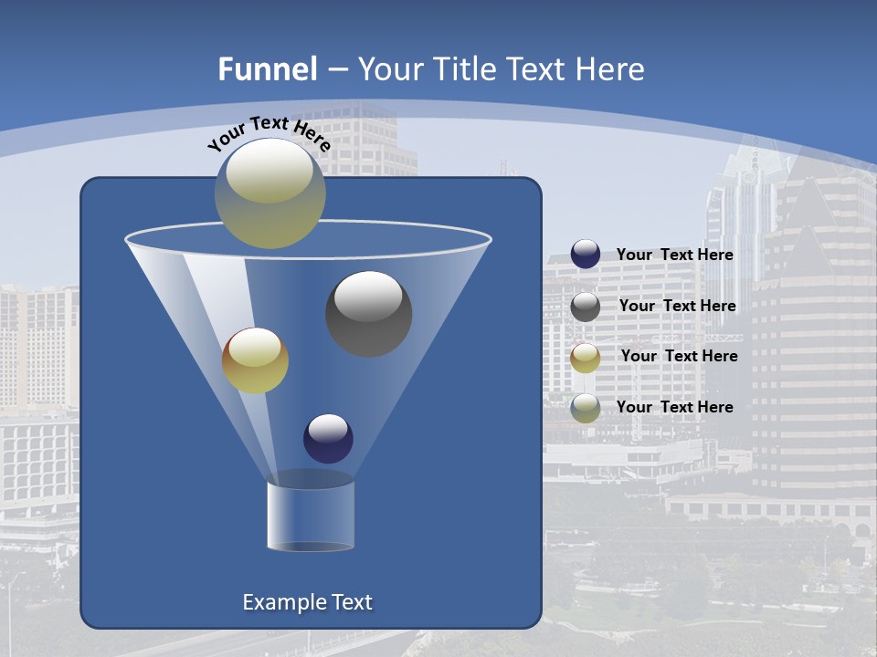 Blue Sky Dream Purchase PowerPoint Template