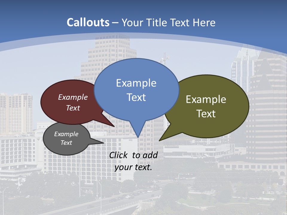 Blue Sky Dream Purchase PowerPoint Template