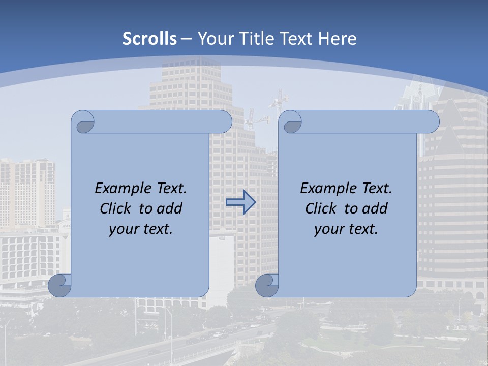 Blue Sky Dream Purchase PowerPoint Template