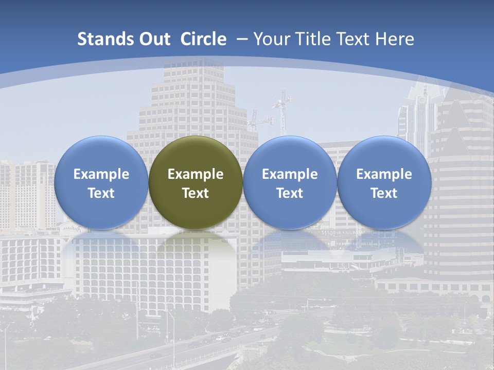 Blue Sky Dream Purchase PowerPoint Template