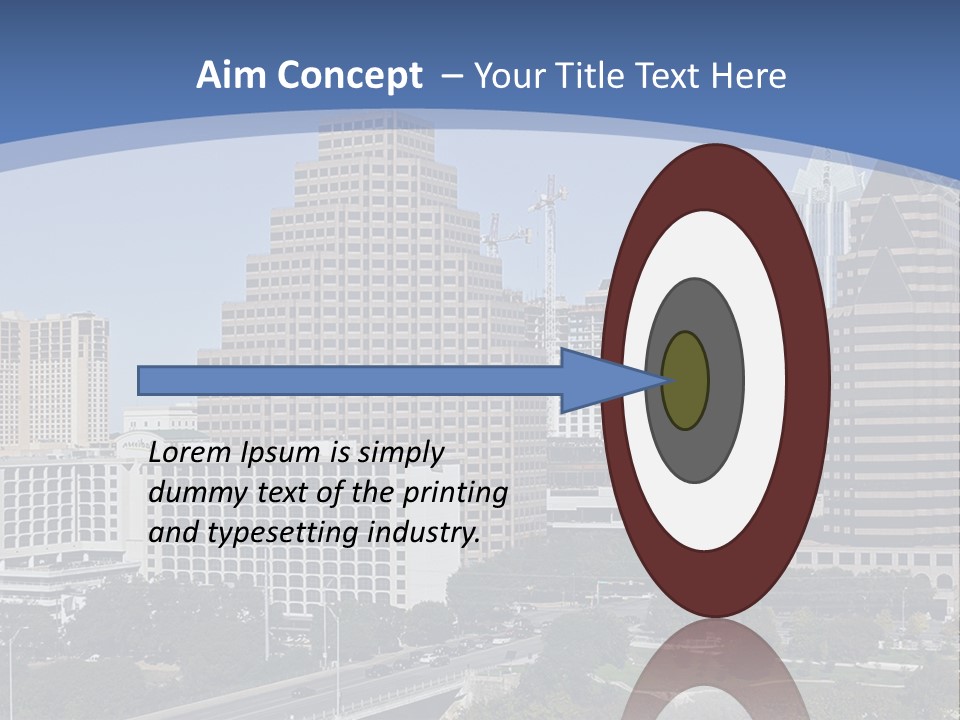 Blue Sky Dream Purchase PowerPoint Template