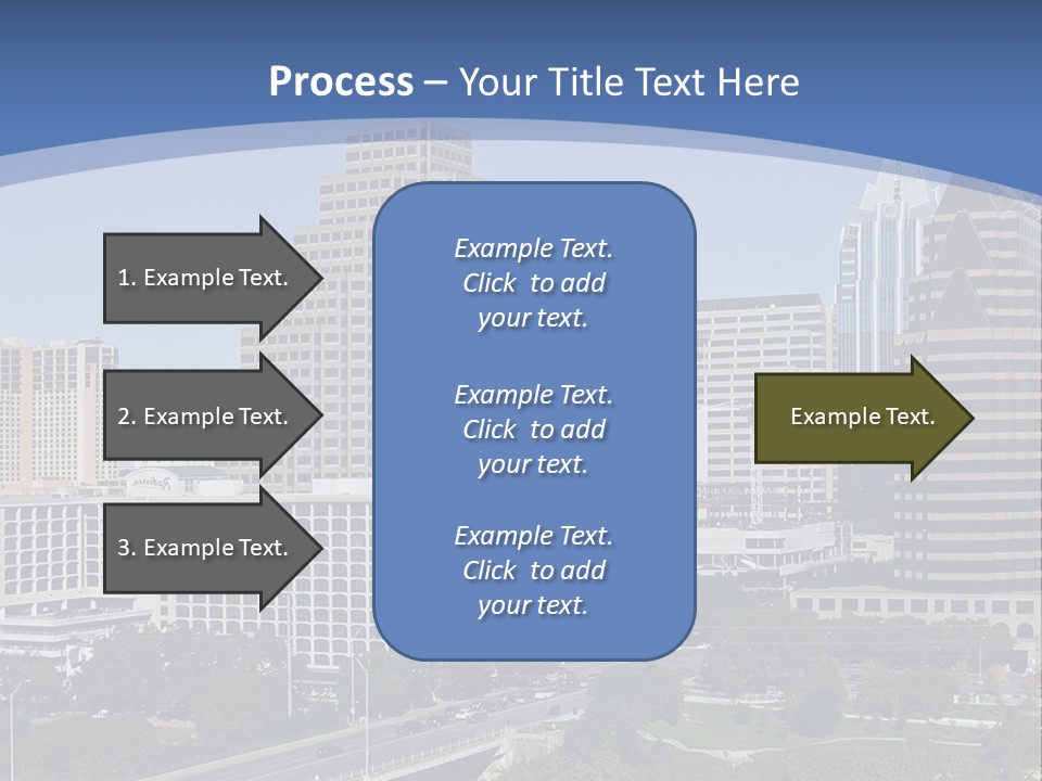 Blue Sky Dream Purchase PowerPoint Template