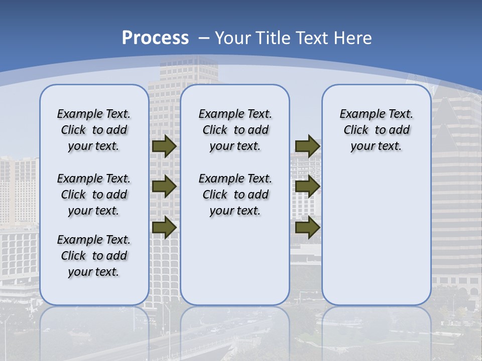Blue Sky Dream Purchase PowerPoint Template