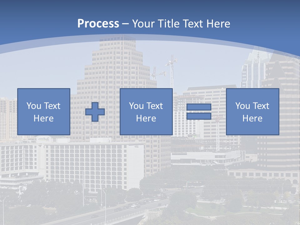 Blue Sky Dream Purchase PowerPoint Template