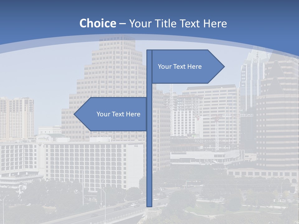 Blue Sky Dream Purchase PowerPoint Template