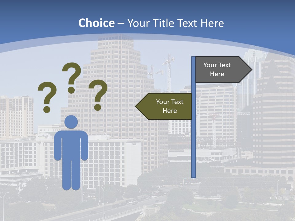 Blue Sky Dream Purchase PowerPoint Template