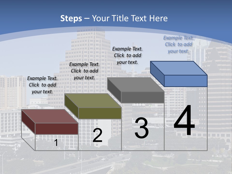 Blue Sky Dream Purchase PowerPoint Template