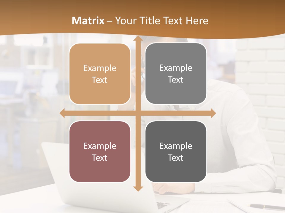 Man Estate Leaf PowerPoint Template
