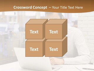 Man Estate Leaf PowerPoint Template