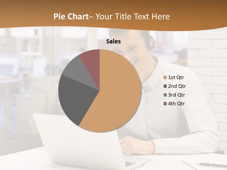 Man Estate Leaf PowerPoint Template