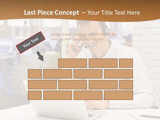 Man Estate Leaf PowerPoint Template
