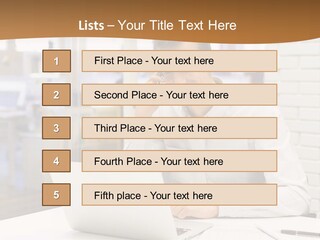 Man Estate Leaf PowerPoint Template