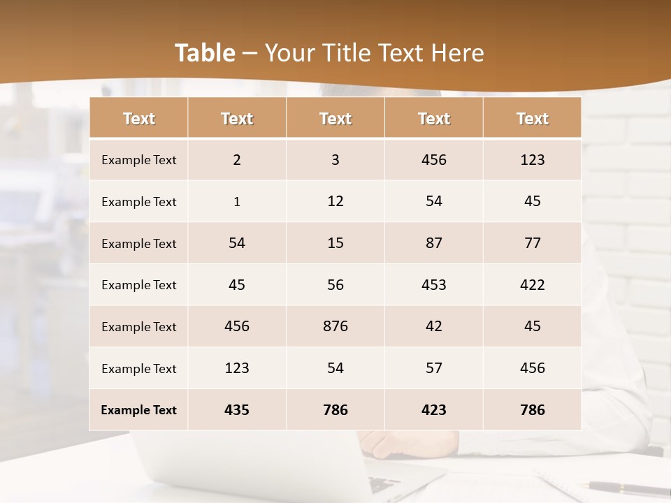 Man Estate Leaf PowerPoint Template