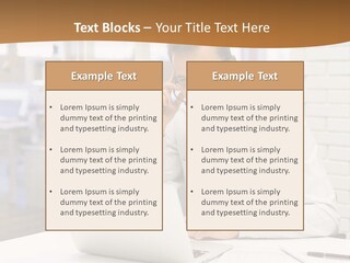 Man Estate Leaf PowerPoint Template