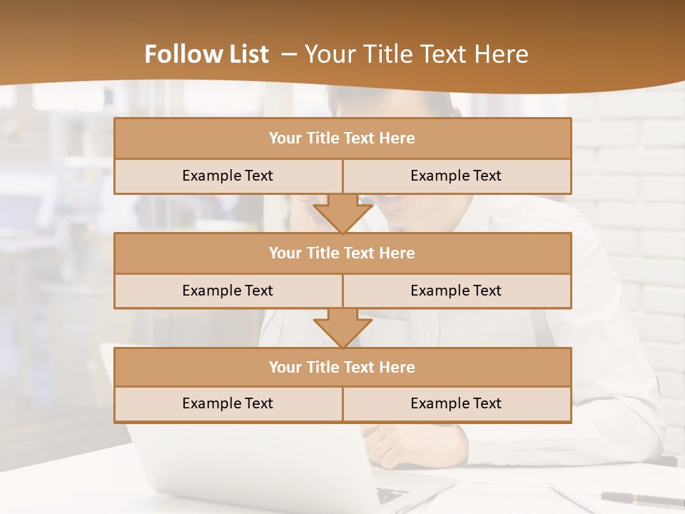 Man Estate Leaf PowerPoint Template