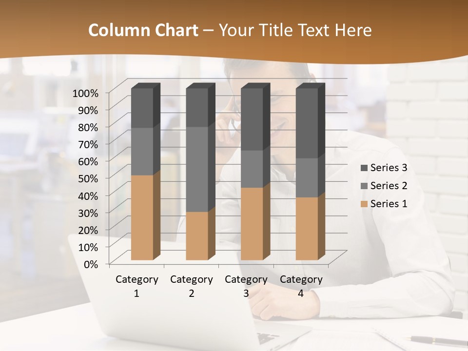 Man Estate Leaf PowerPoint Template