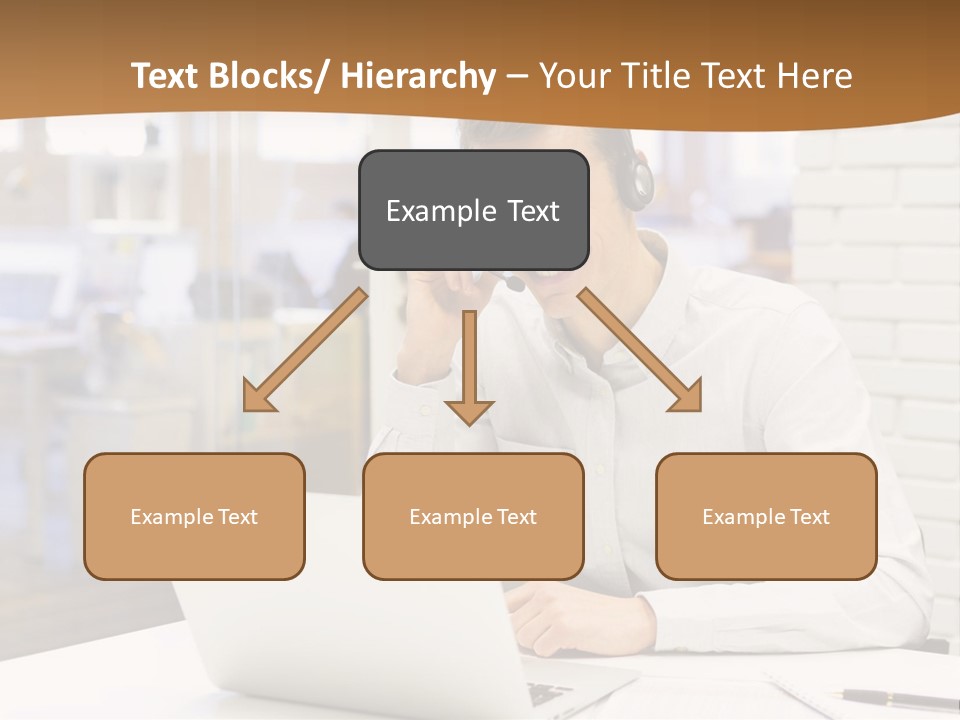 Man Estate Leaf PowerPoint Template