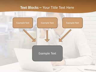 Man Estate Leaf PowerPoint Template