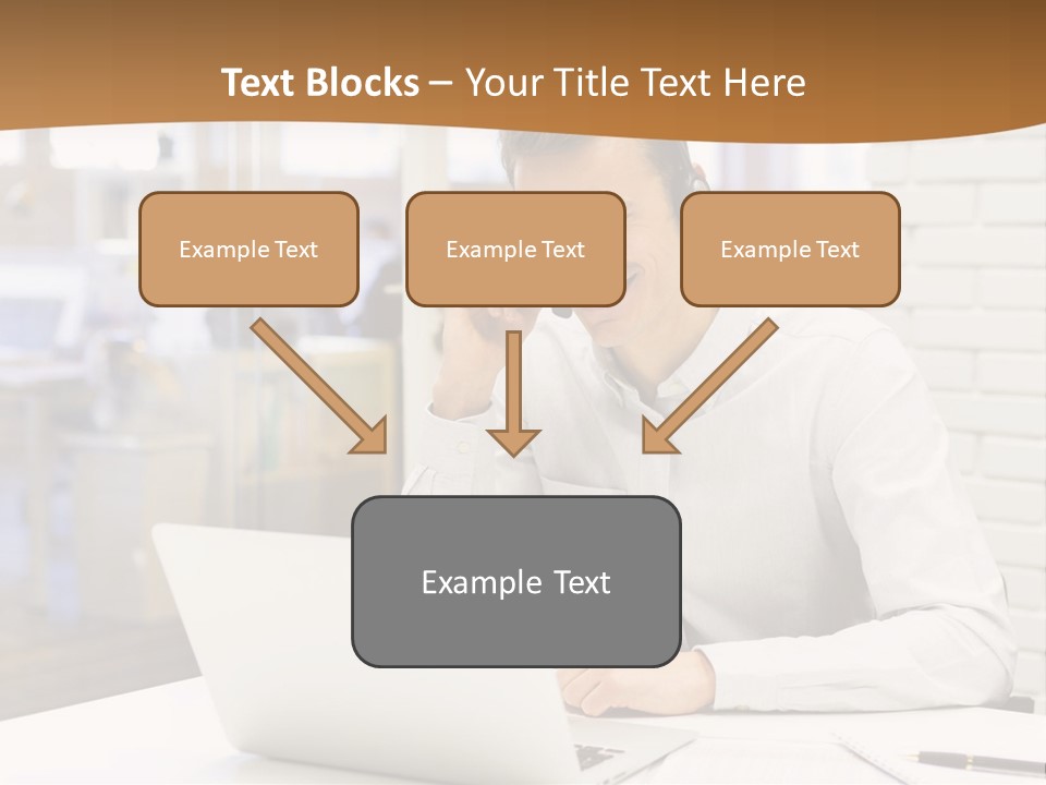 Man Estate Leaf PowerPoint Template