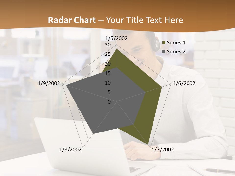Man Estate Leaf PowerPoint Template