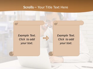 Man Estate Leaf PowerPoint Template