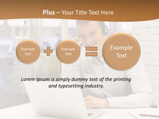Man Estate Leaf PowerPoint Template