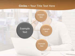 Man Estate Leaf PowerPoint Template