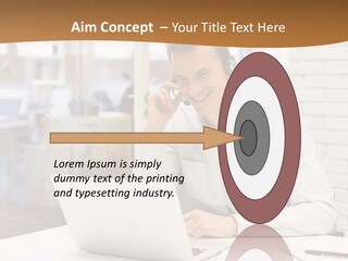 Man Estate Leaf PowerPoint Template