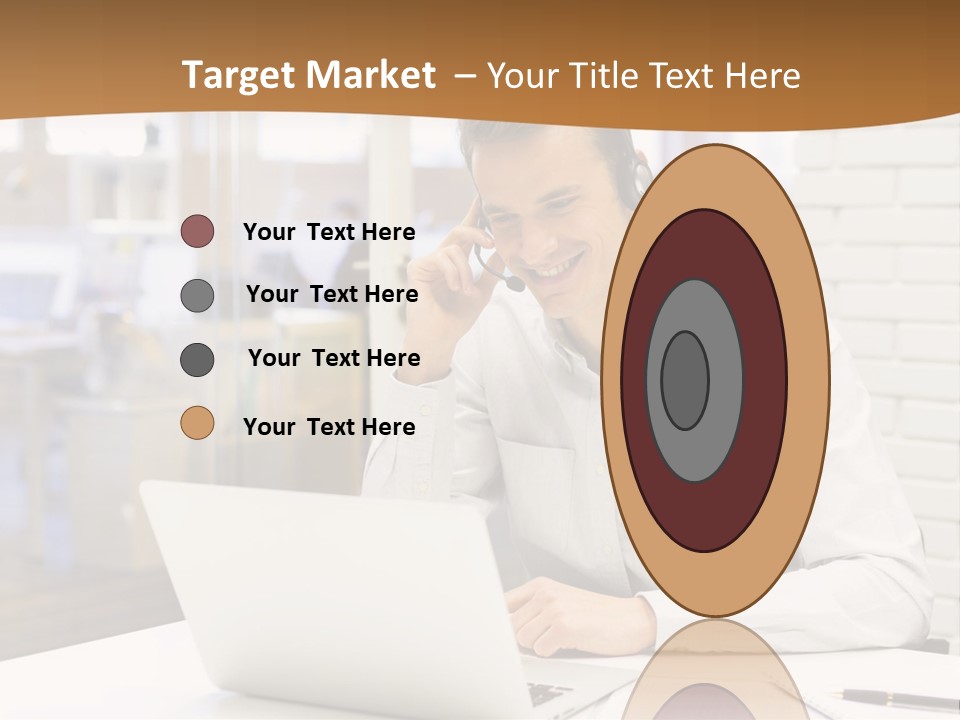 Man Estate Leaf PowerPoint Template