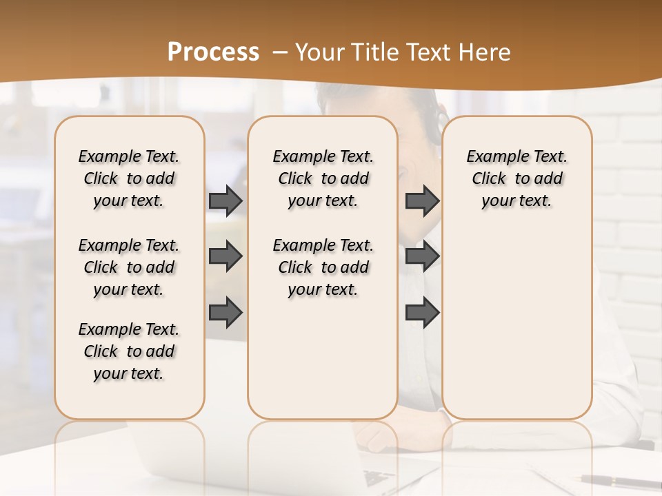 Man Estate Leaf PowerPoint Template