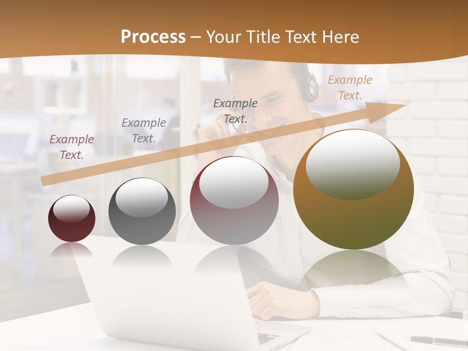 Man Estate Leaf PowerPoint Template