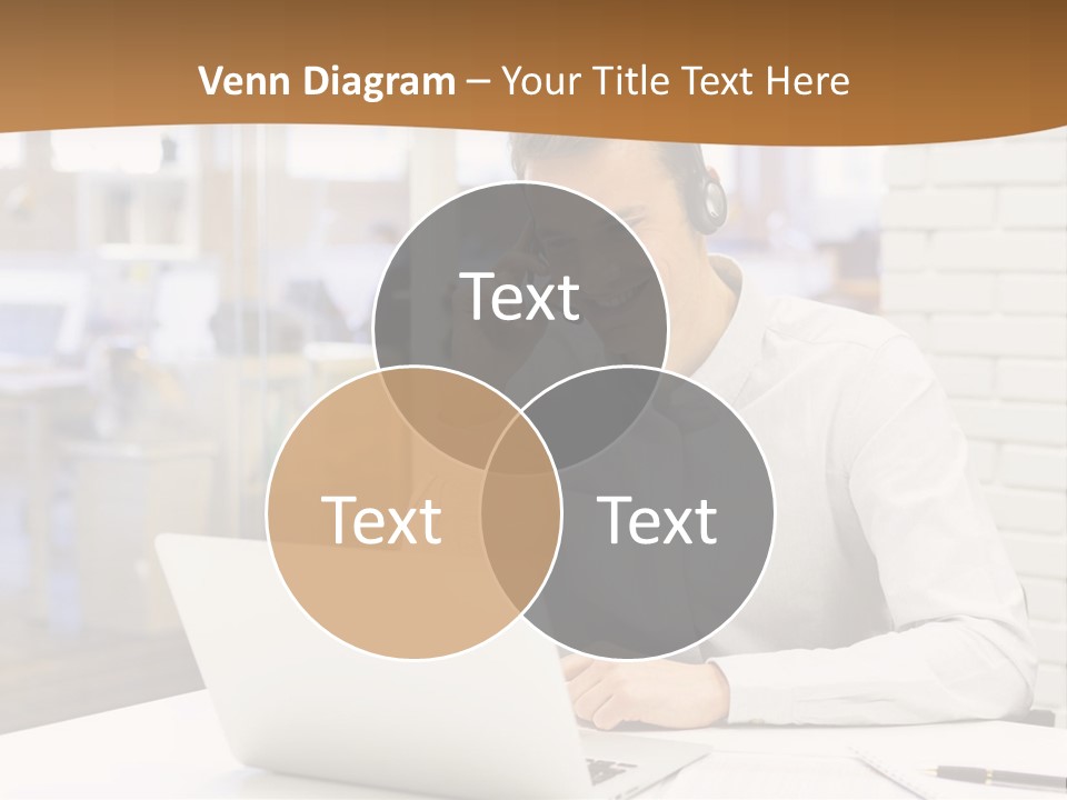 Man Estate Leaf PowerPoint Template