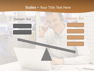 Man Estate Leaf PowerPoint Template