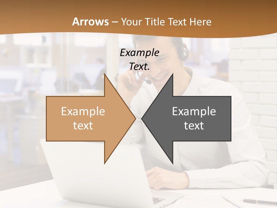 Man Estate Leaf PowerPoint Template