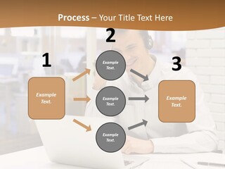 Man Estate Leaf PowerPoint Template