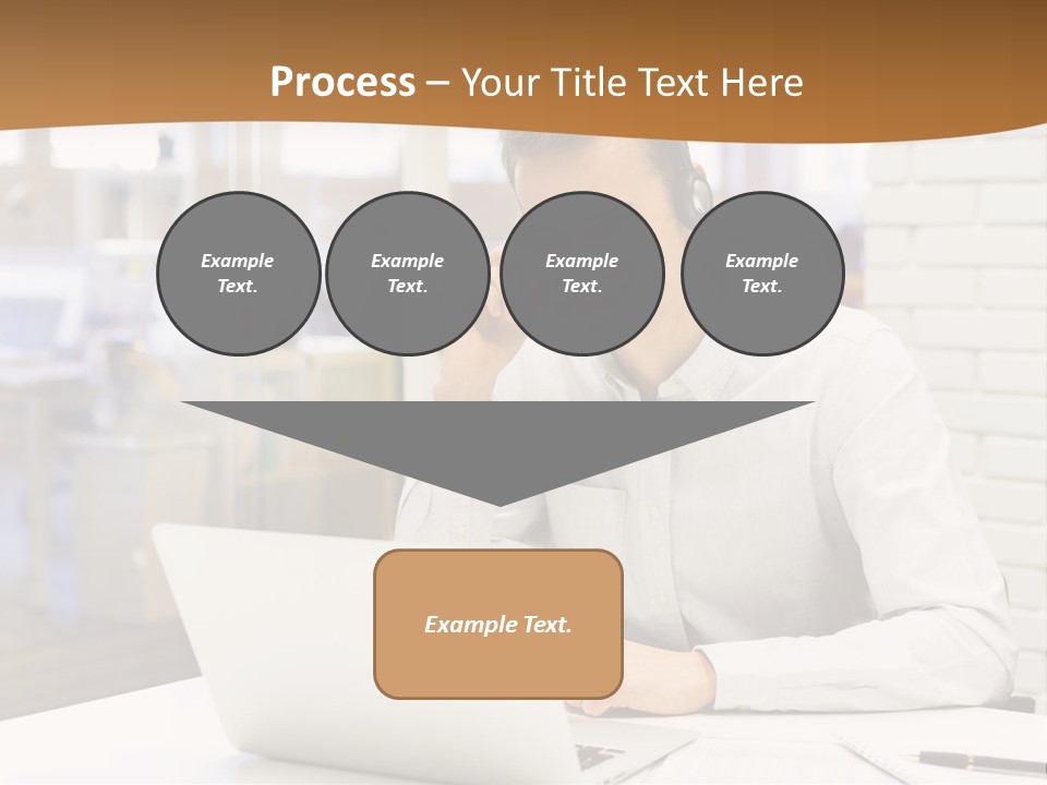 Man Estate Leaf PowerPoint Template