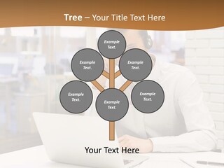 Man Estate Leaf PowerPoint Template