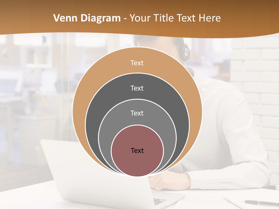Man Estate Leaf PowerPoint Template