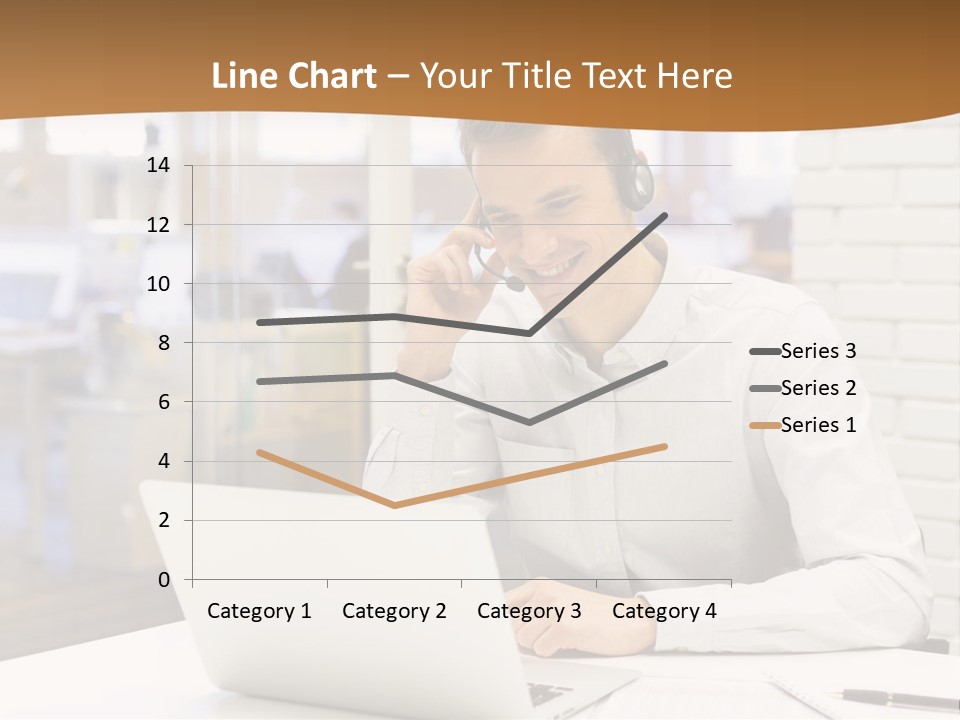 Man Estate Leaf PowerPoint Template