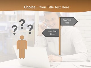 Man Estate Leaf PowerPoint Template