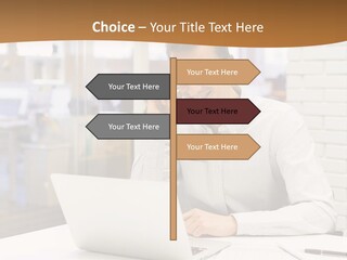 Man Estate Leaf PowerPoint Template