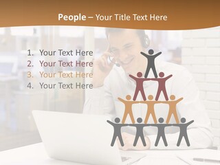 Man Estate Leaf PowerPoint Template