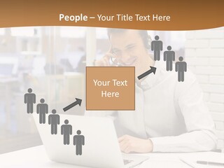 Man Estate Leaf PowerPoint Template