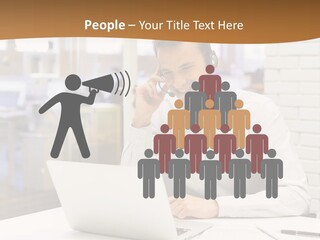 Man Estate Leaf PowerPoint Template