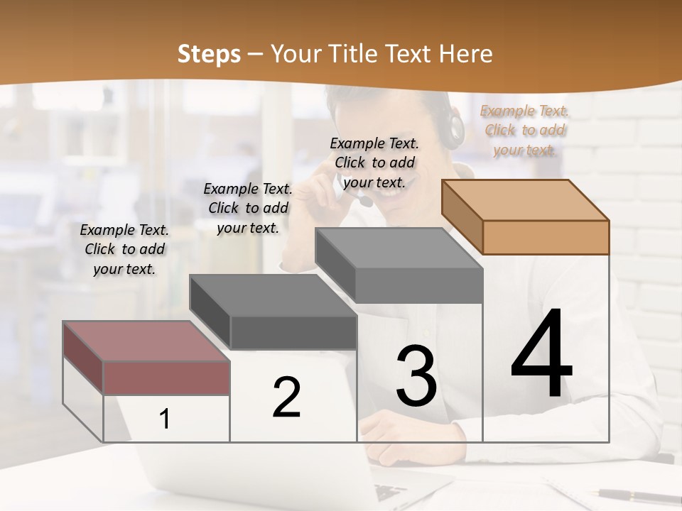 Man Estate Leaf PowerPoint Template
